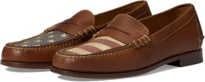 Martin Dingman® All American Penny Slip-on Shoes for Men – Leather Construction – Moc Toe Silhouette