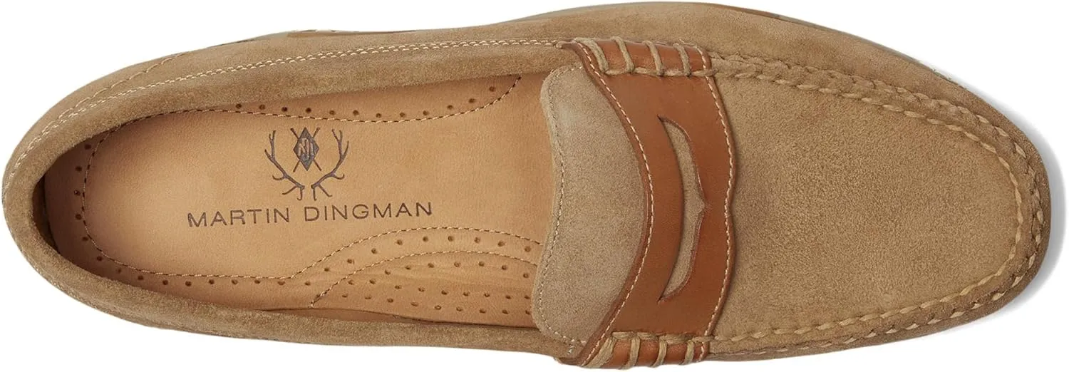 Martin Dingman® Bill Penny Shoes for Men – Ideal for Work and Leisure – Leather Construction – Slip-on