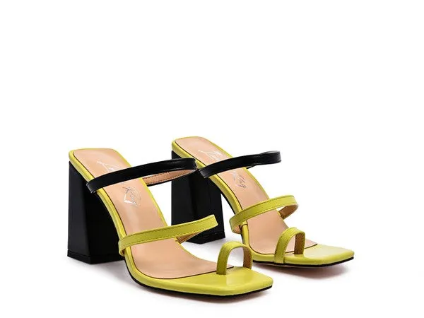 MARVE BLOCK HEEL SANDALS