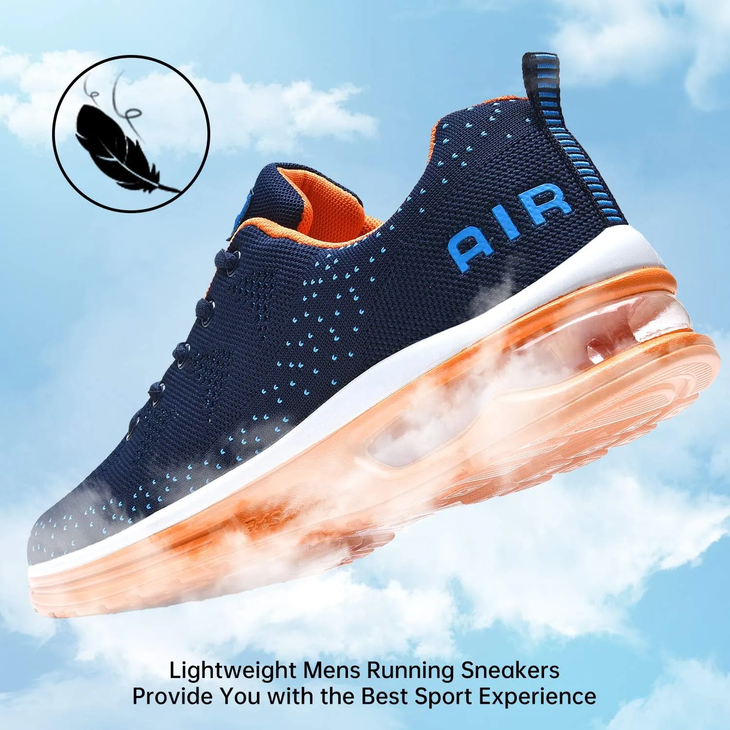 MEHOTO Mens Tennis Running Sneakers, Men Sport Fitness Gym Jogging Walking Lightweight Athletic Shoes