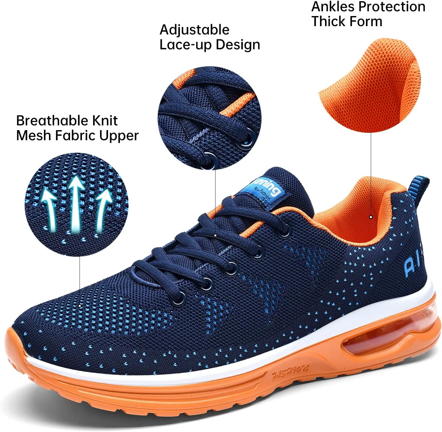 MEHOTO Mens Tennis Running Sneakers, Men Sport Fitness Gym Jogging Walking Lightweight Athletic Shoes