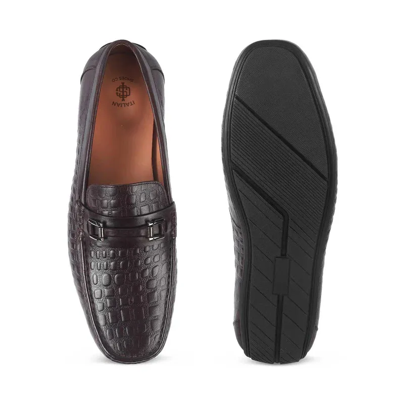Men Casual Stylish Italian Leather Driving Loafers