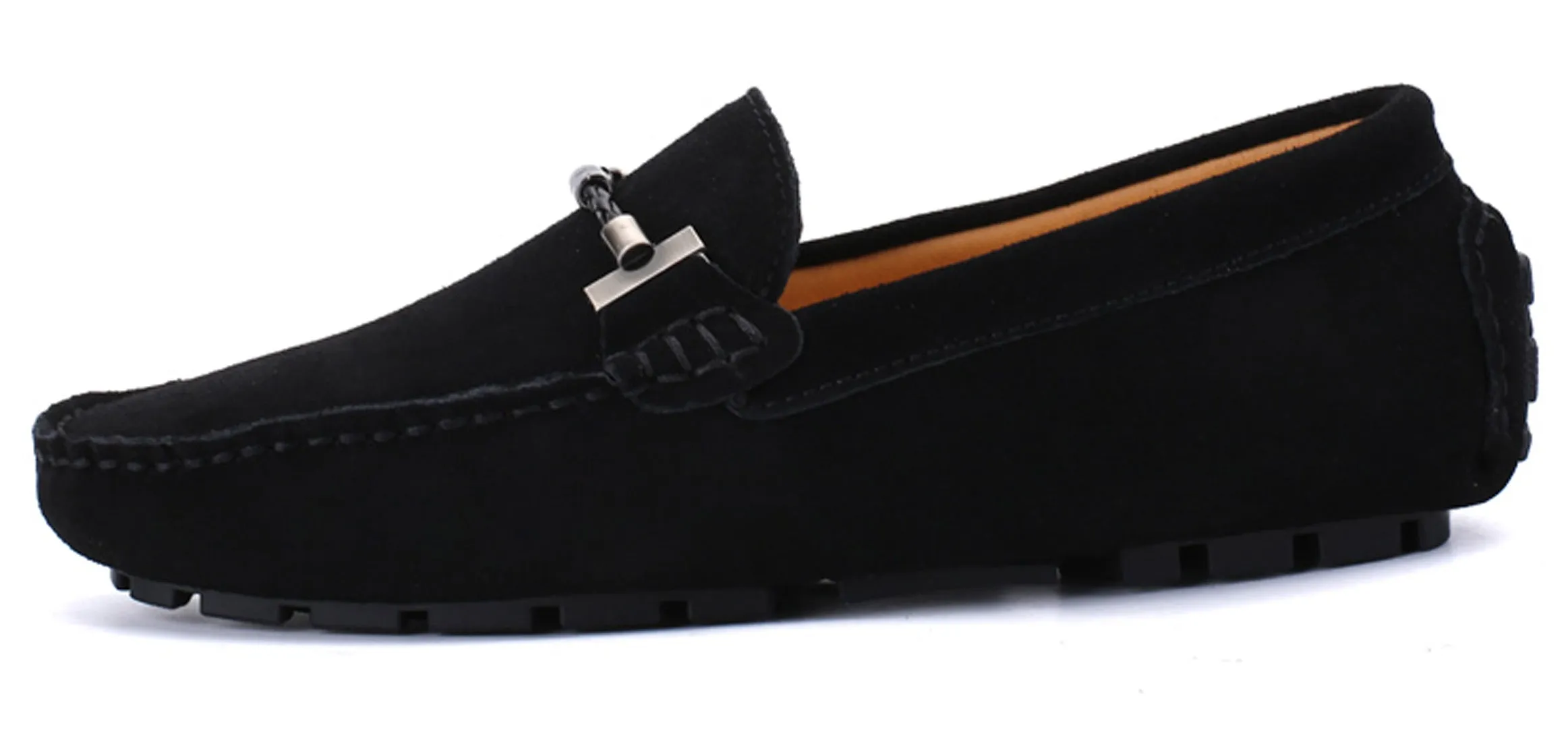 Men's Belt Hardware Driving Moccasins