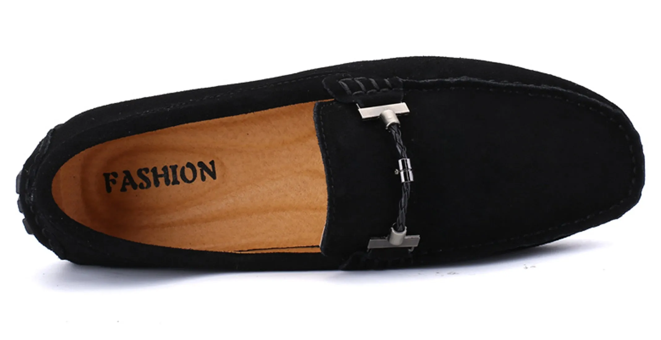 Men's Belt Hardware Driving Moccasins