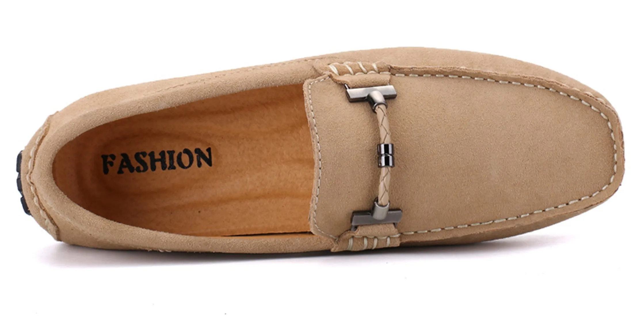 Men's Belt Hardware Driving Moccasins