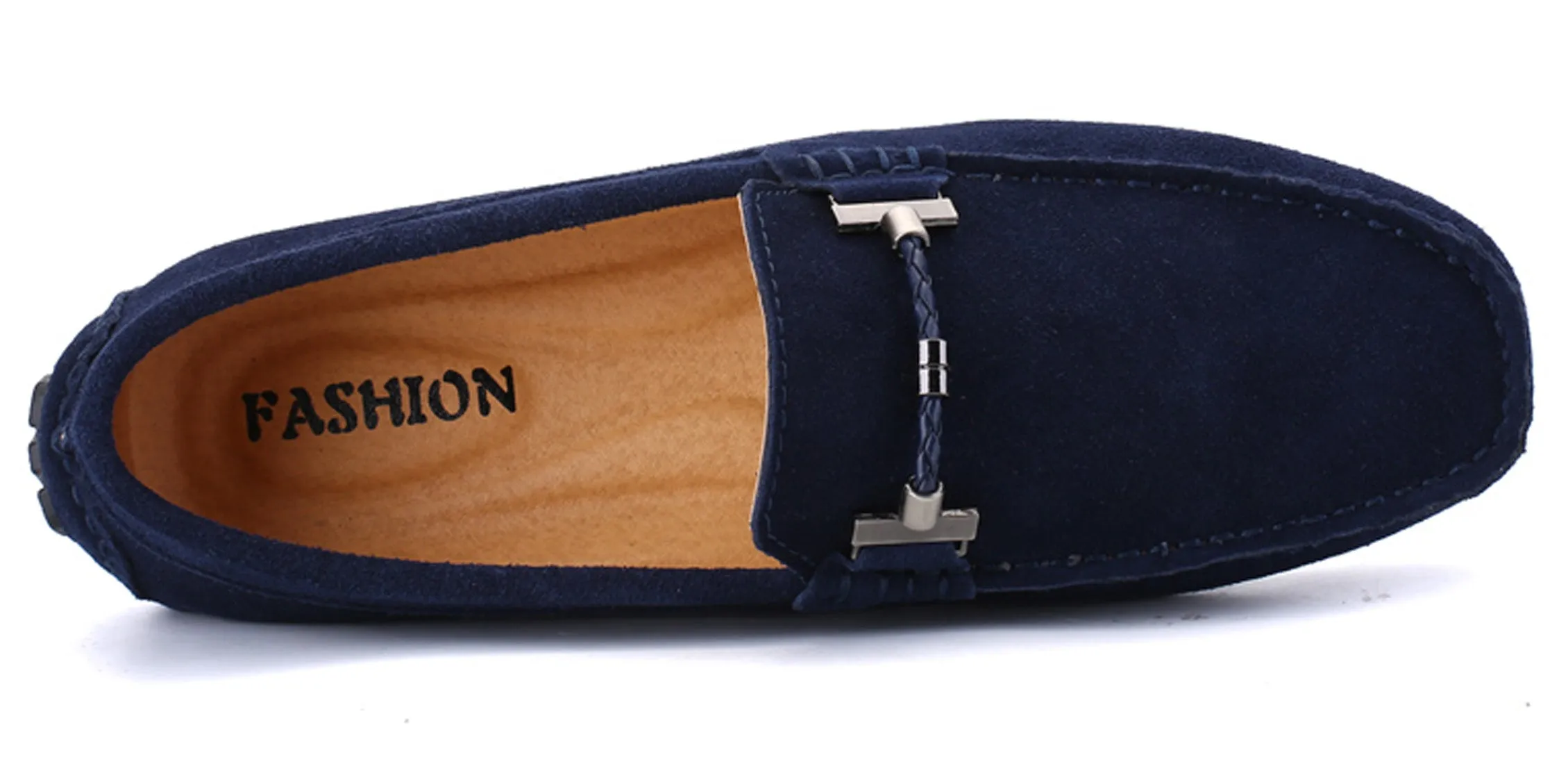 Men's Belt Hardware Driving Moccasins