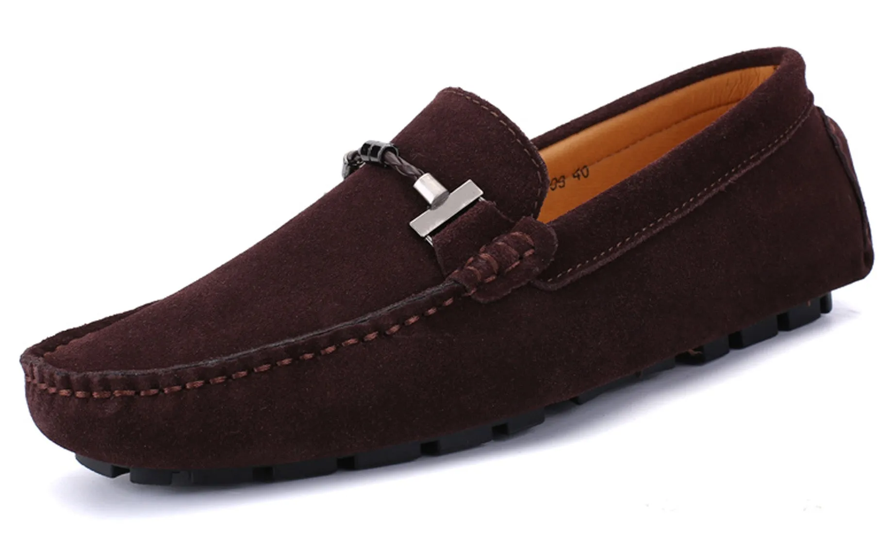 Men's Belt Hardware Driving Moccasins