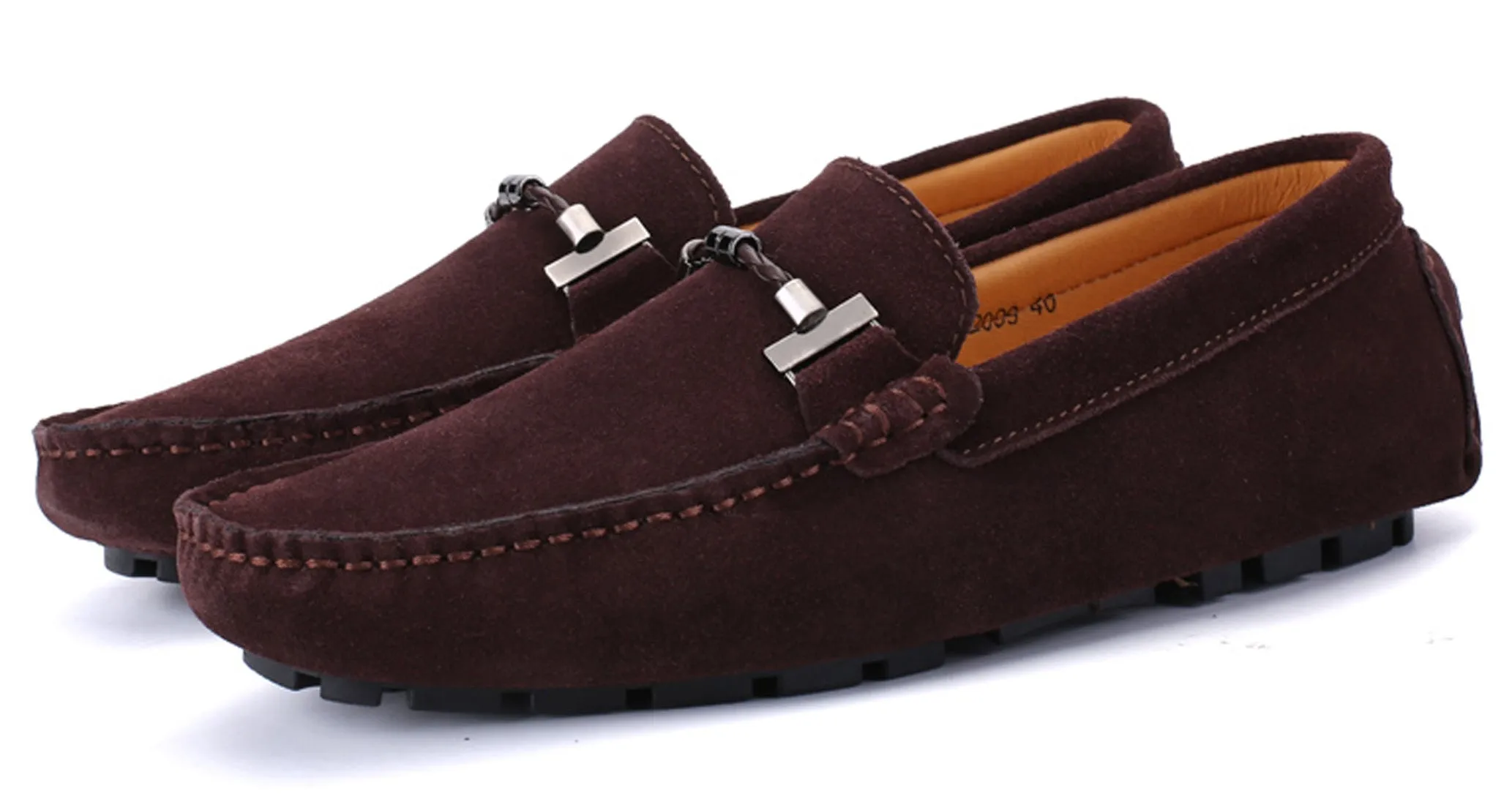 Men's Belt Hardware Driving Moccasins