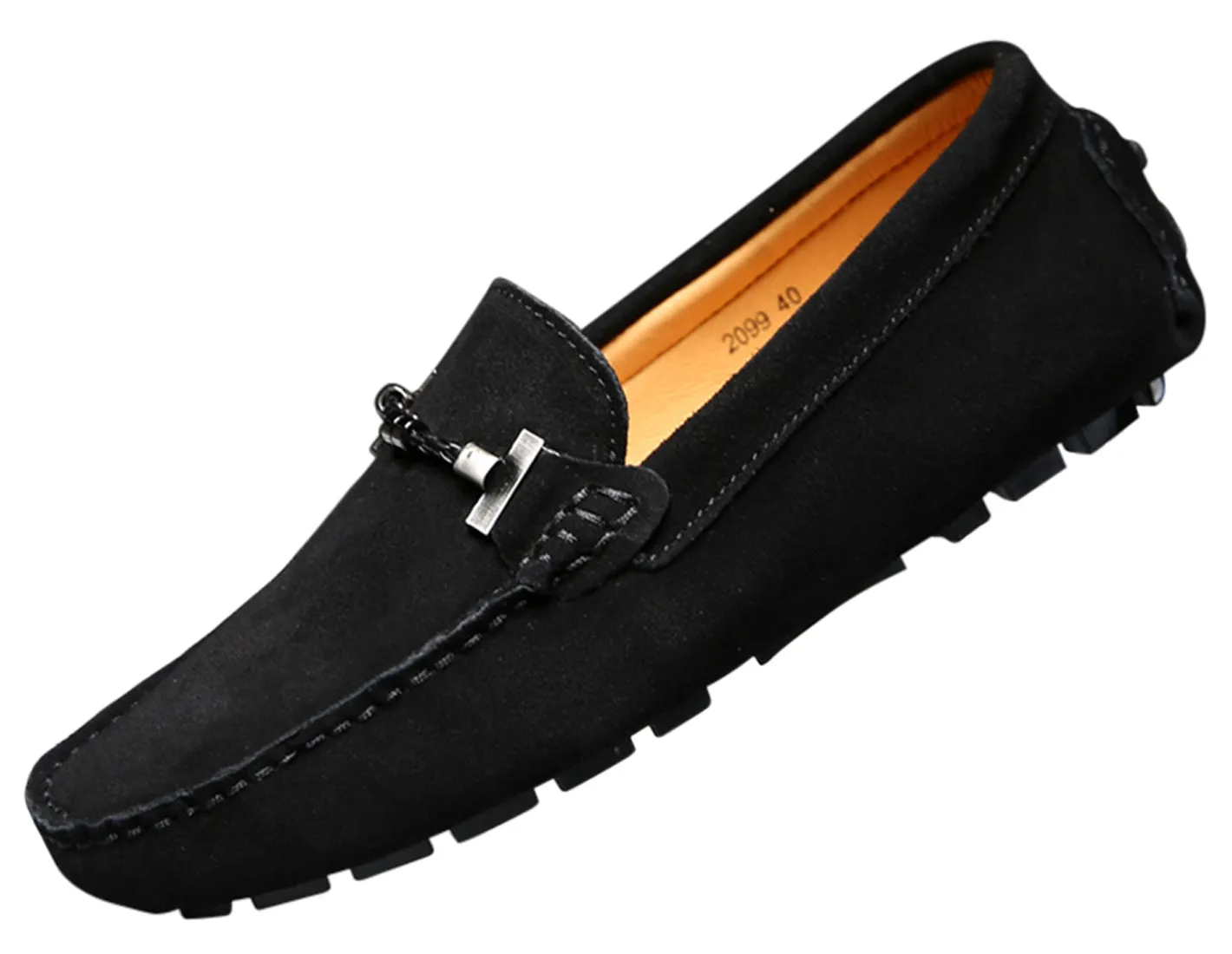 Men's Belt Hardware Driving Moccasins