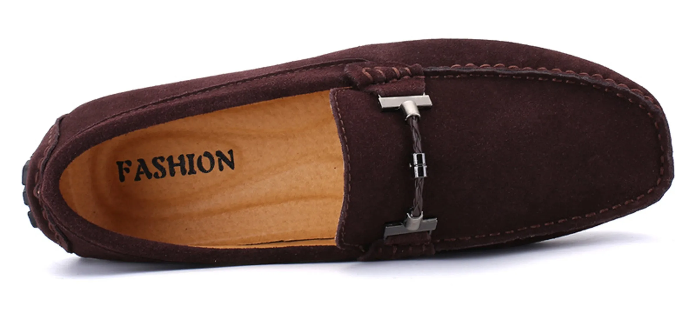 Men's Belt Hardware Driving Moccasins