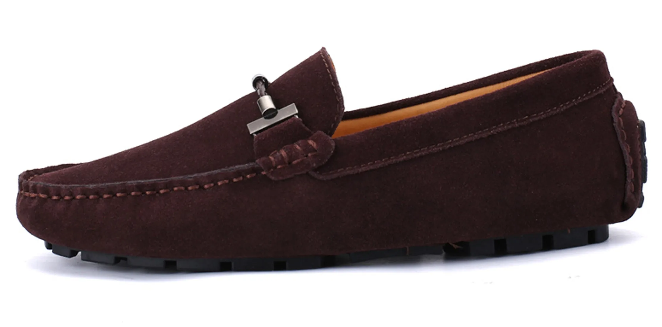 Men's Belt Hardware Driving Moccasins