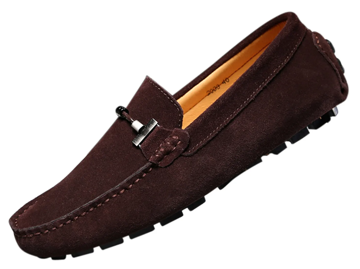 Men's Belt Hardware Driving Moccasins