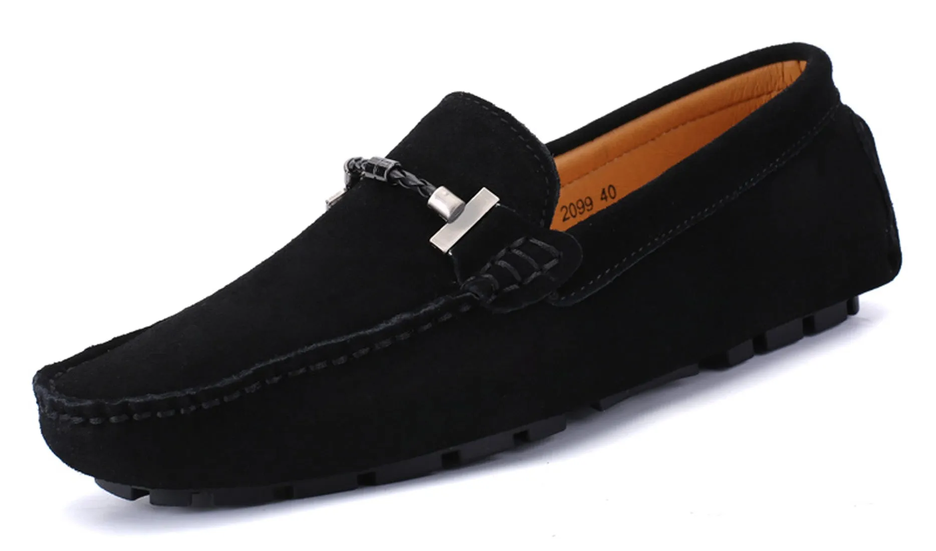 Men's Belt Hardware Driving Moccasins