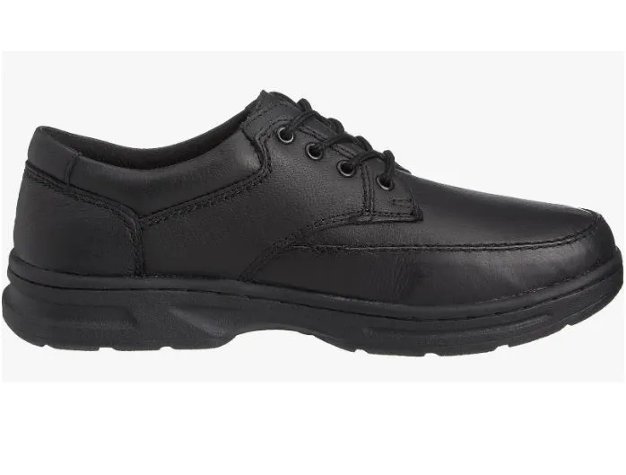 Mens Casual Black Leather Lace Up Shoes Black