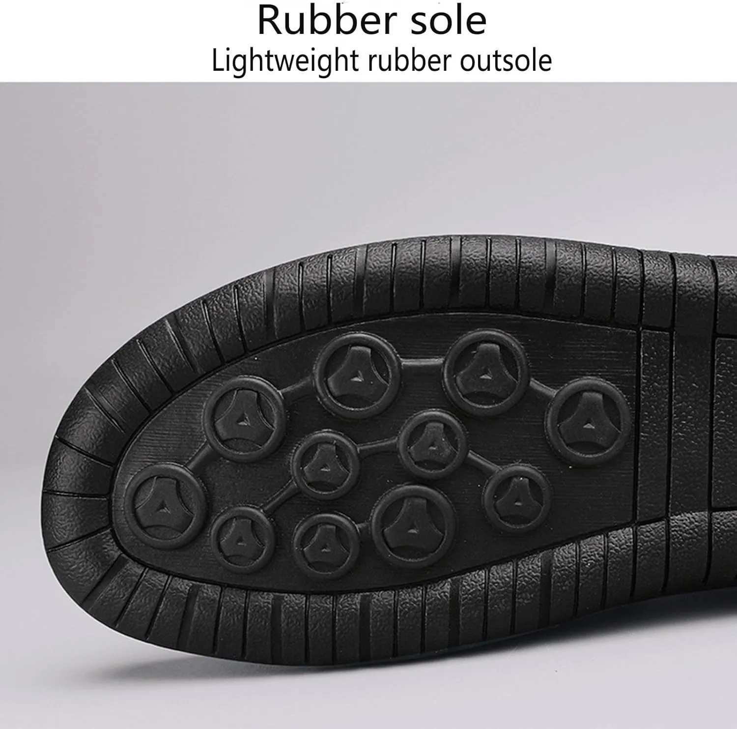 Men's Classic Vintage Leather Hand Stitched Flat Loafers Outdoor Comfortable Non-Slip Lightweight Driving Casual Shoes