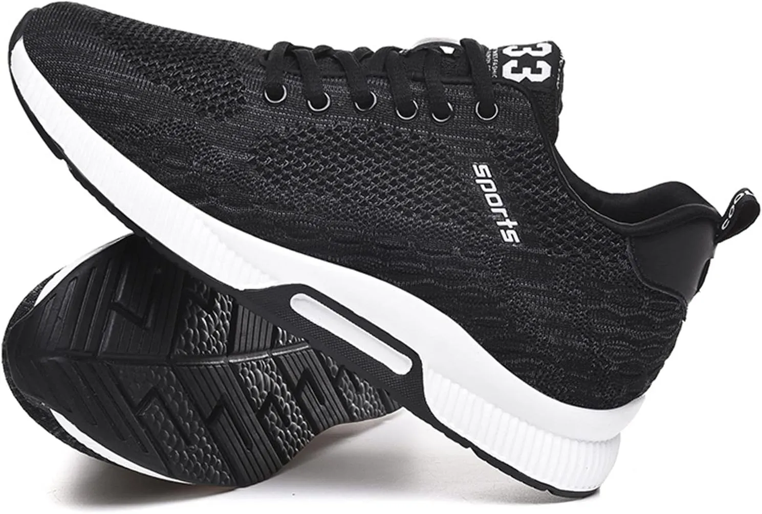 Men's Elevator Sneakers 2.36 Inch Invisible Height Increasing Lace up Fashion Sneakers