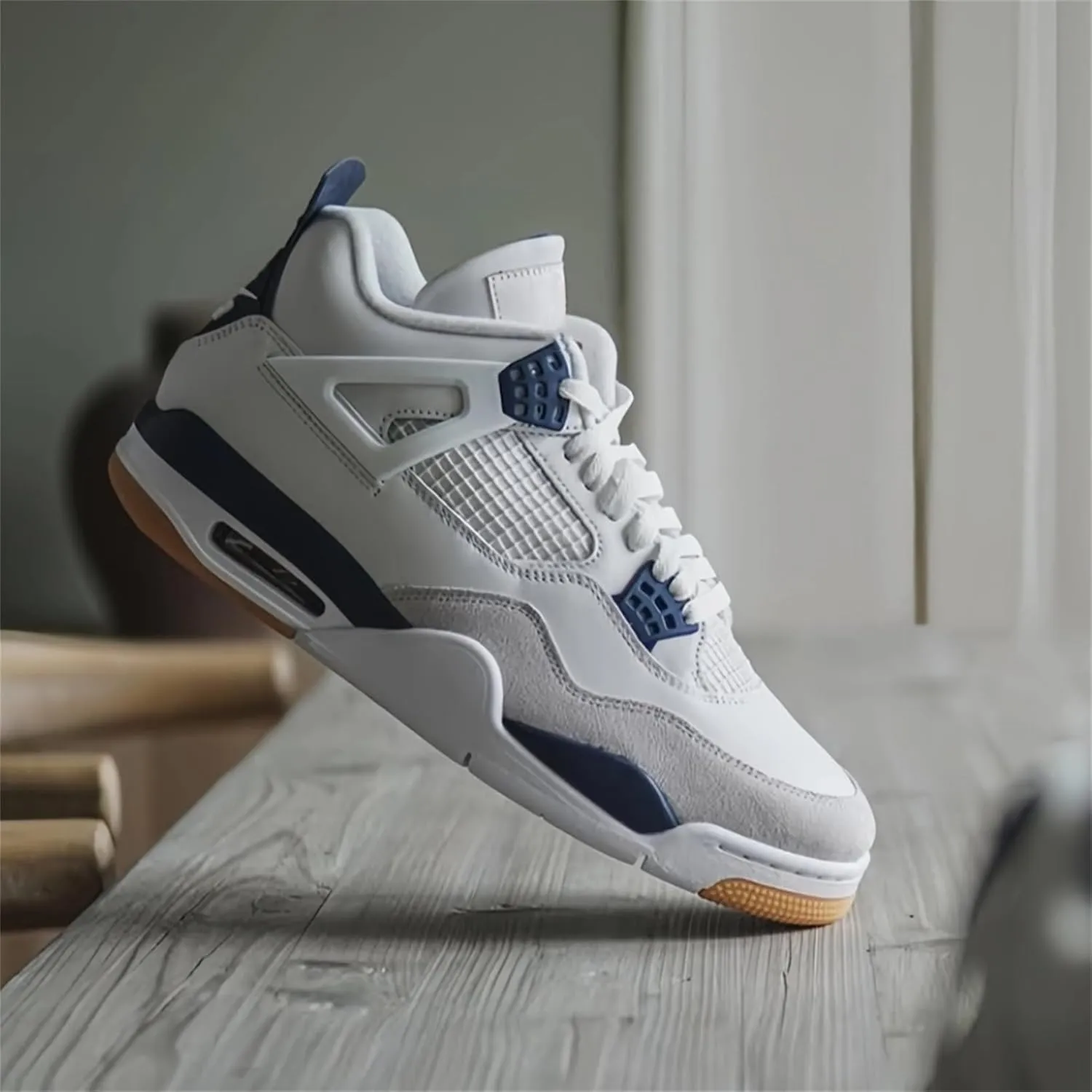 Men's Fashion Basketball Shoes Breathable Anti Slip Outdoor Sneakers Fitness Training Sports Shoes
