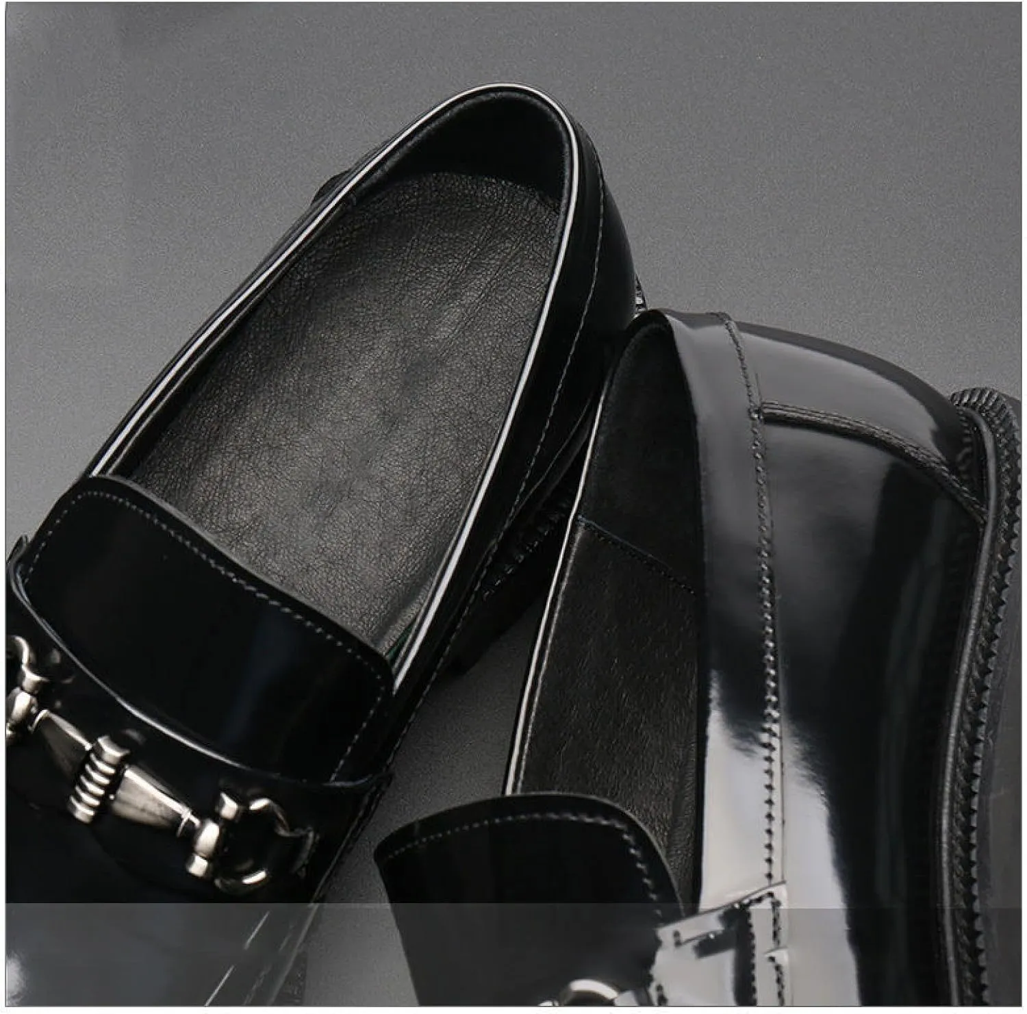 Men's Flat Loafers,Platform Loafers,Burgundy Loafers