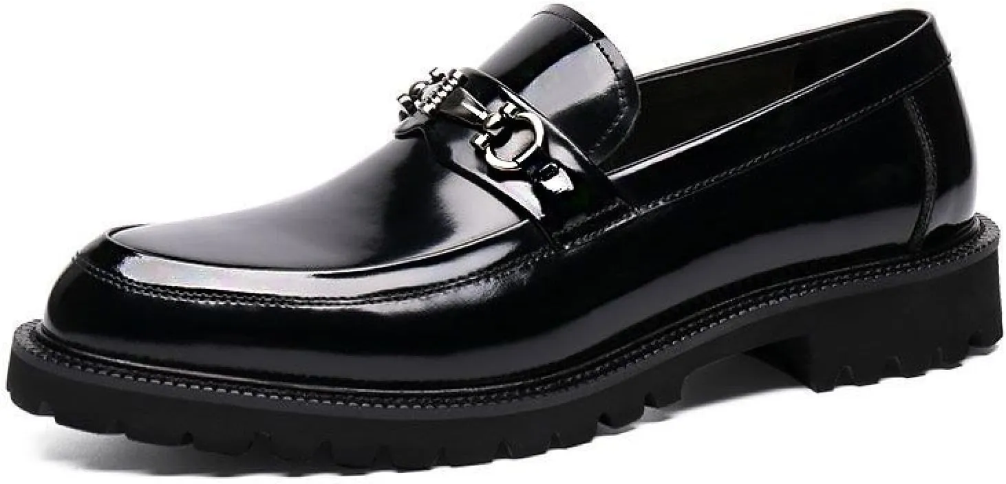 Men's Flat Loafers,Platform Loafers,Burgundy Loafers