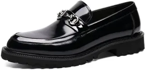 Men's Flat Loafers,Platform Loafers,Burgundy Loafers