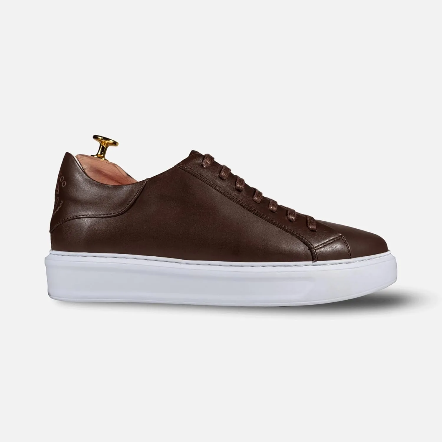 Mens Leather Sneakers – Handmade Elegant Sneakers for Men | Comfortable Walking Shoes | Versatile Smart Casual Footwear
