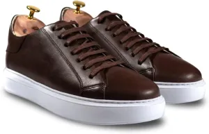 Mens Leather Sneakers – Handmade Elegant Sneakers for Men | Comfortable Walking Shoes | Versatile Smart Casual Footwear