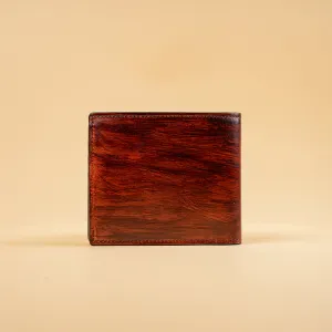 Men’s Leather Wallet – Art Calf Tamponato 2006 | Handcrafted Bifold