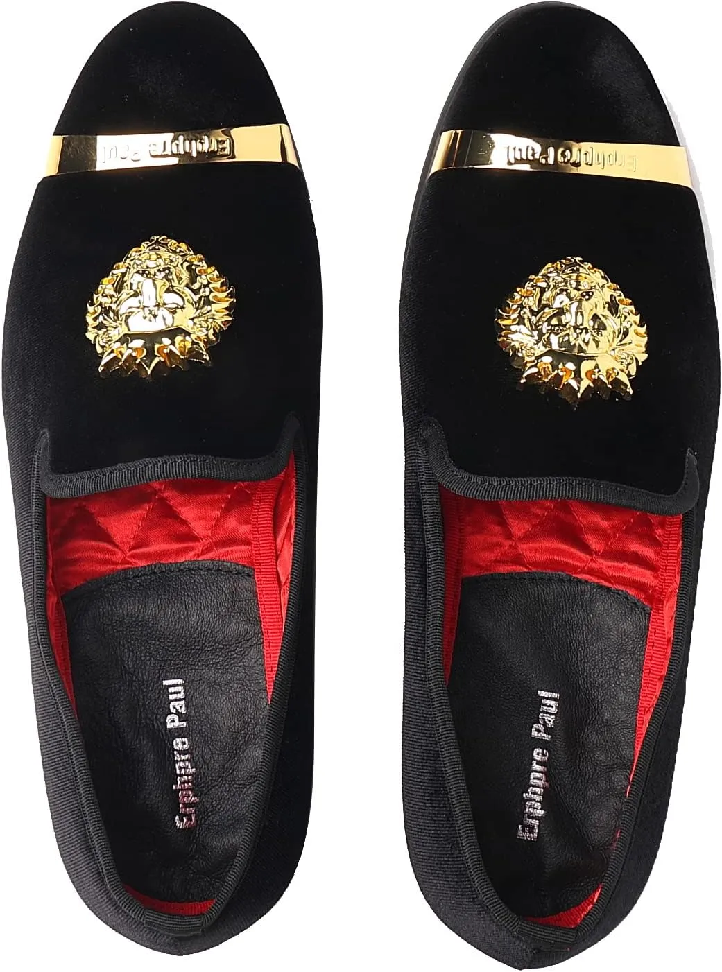 Men's Loafers Fashion Gold Buckle Wedding Party Shoes
