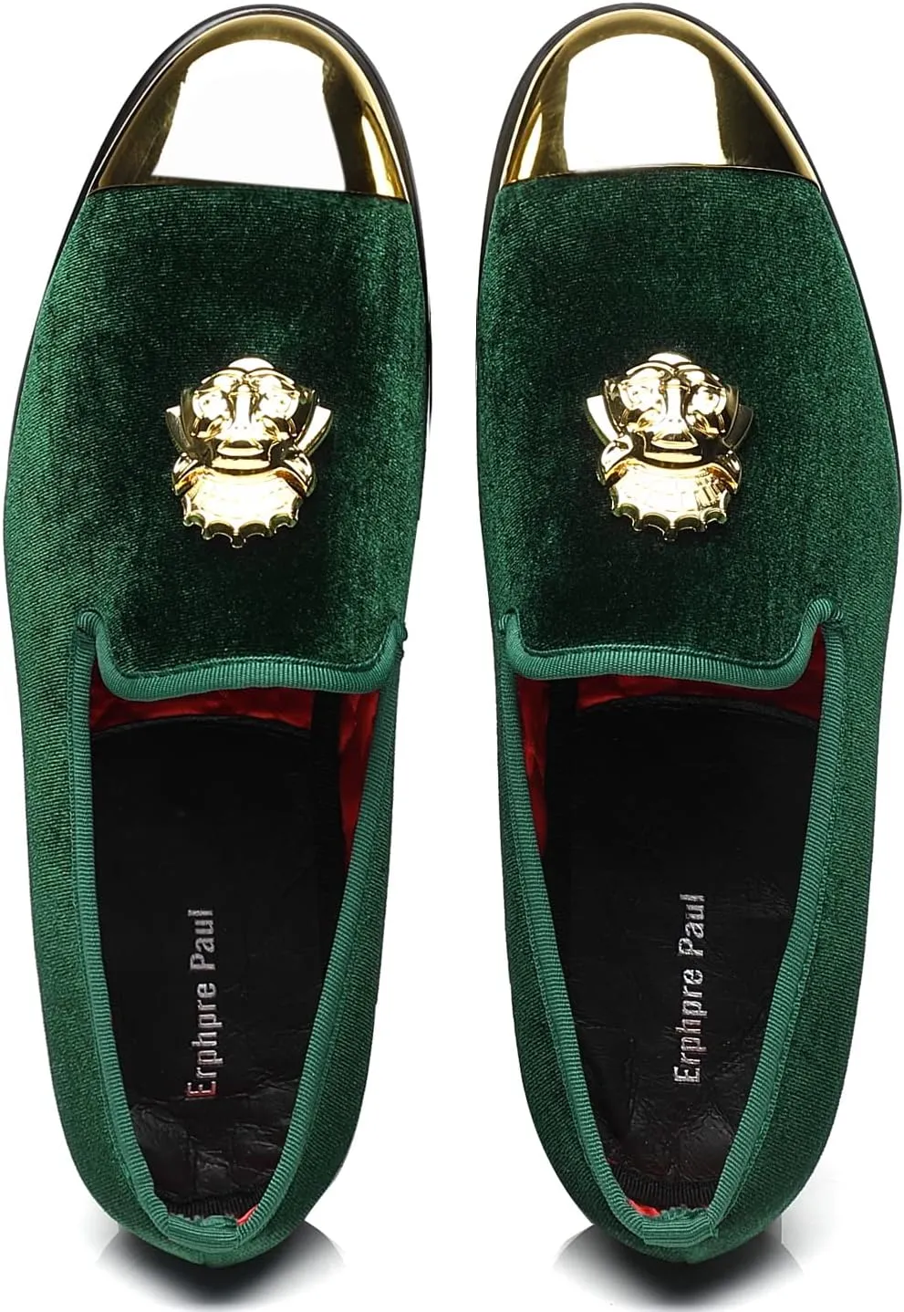 Men's Loafers Fashion Gold Buckle Wedding Party Shoes