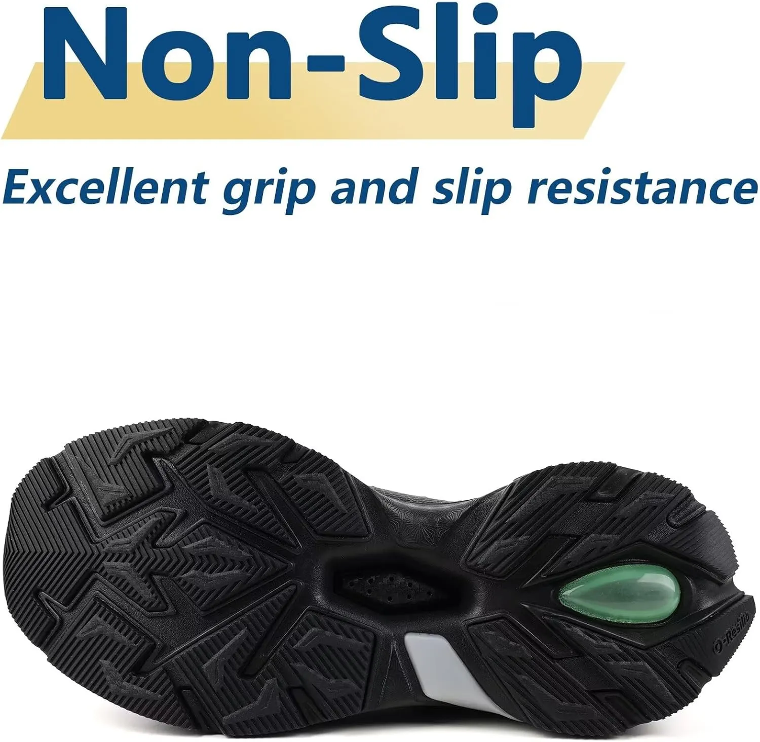 Men's Max Cushioned Quick Laces Hiking Walking Shoes with Arch Support Plantar Fasciitis Pain Relief Breathable Outdoor Trailing Running Sneakers Non Slip Trekking Camping Shoes