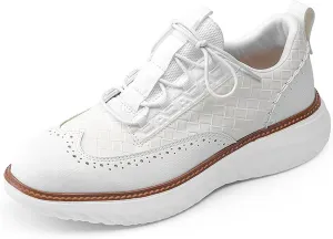Men's Oxford Ridge Leather Sneakers – Breathable Lightweight Business Casual Shoes for Men, Ideal for Office & Weekend Outfits