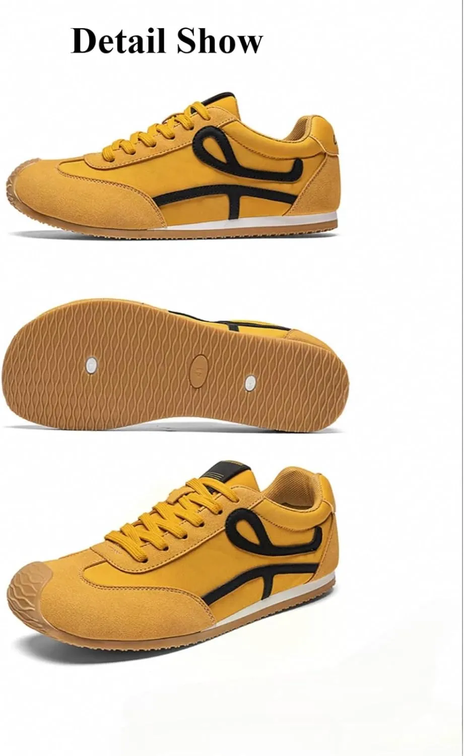 Men's Retro Fashion Sneakers Lace-Up Comfortable Casual Tennis Shoes Classic Aesthetic Walking Shoes