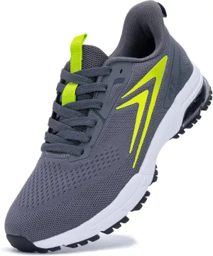 Mens Running Shoes Athletic Non Slip Walking Jogging Tennis Sneakers(US 7-12.5 D(M))