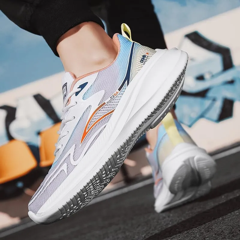 Men's Running Shoes, Non Slip, Breathable, Lightweight Fashion Sneakers, Slip Resistant Athletic Sports Walking Gym Work Shoes