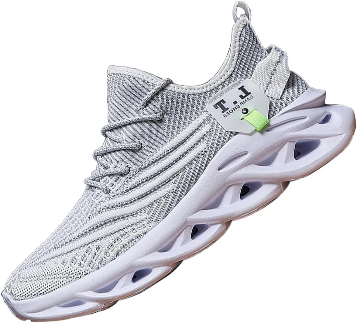 Mens Running Walking Tennis Shoes Mens Casual Fashion Gym Hiking Shoes for Men Sneakers Work Breathable Comfortable Lightweight