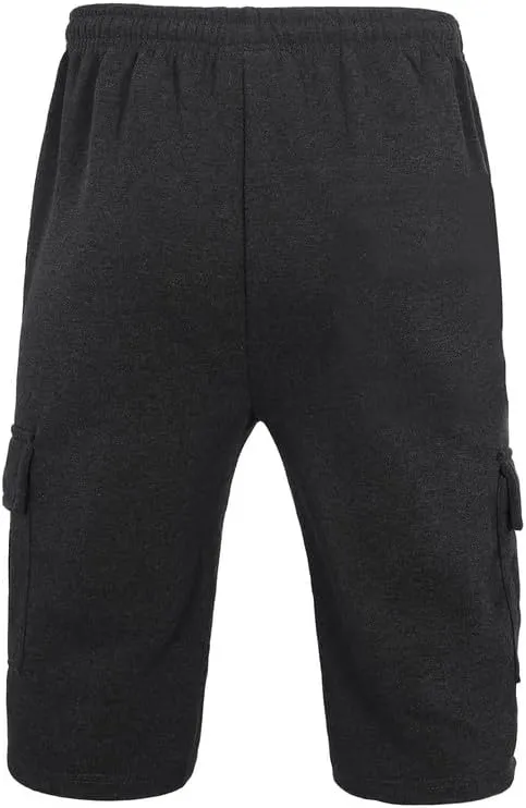 Mens Running Workout Shorts Lightweight Fleece Casual Athletic Gym Tennis Training Basketball Cargo Shorts