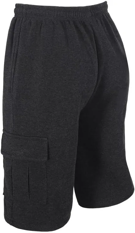 Mens Running Workout Shorts Lightweight Fleece Casual Athletic Gym Tennis Training Basketball Cargo Shorts