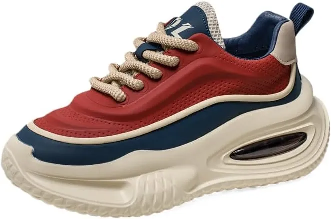 Men's Shock-Absorbing Sneakers - Breathable & Lightweight