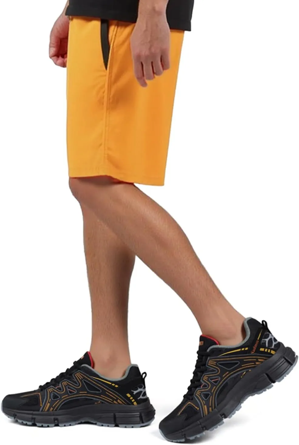 Men's Slip Resistant Trail Running Shoes - Supportive Athletic Shoes for Outdoor Fitness Walking, Road Running and Gym Training