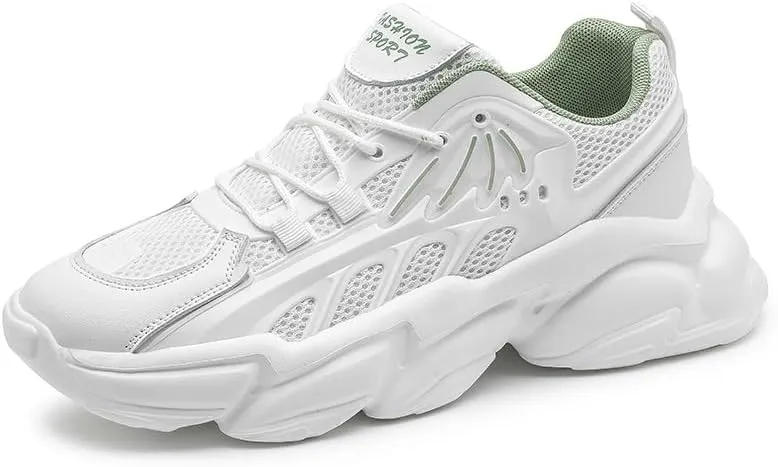 Men's Walking Shoes Breathable Gym Sneakers Mens Fashion Sneakers Running Walking Shoes Lace Up Casual Comfortable Work Tennis Sport Athletic Trainers Shoes Size 6.5-10