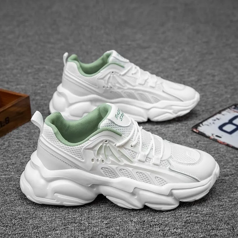Men's Walking Shoes Breathable Gym Sneakers Mens Fashion Sneakers Running Walking Shoes Lace Up Casual Comfortable Work Tennis Sport Athletic Trainers Shoes Size 6.5-10