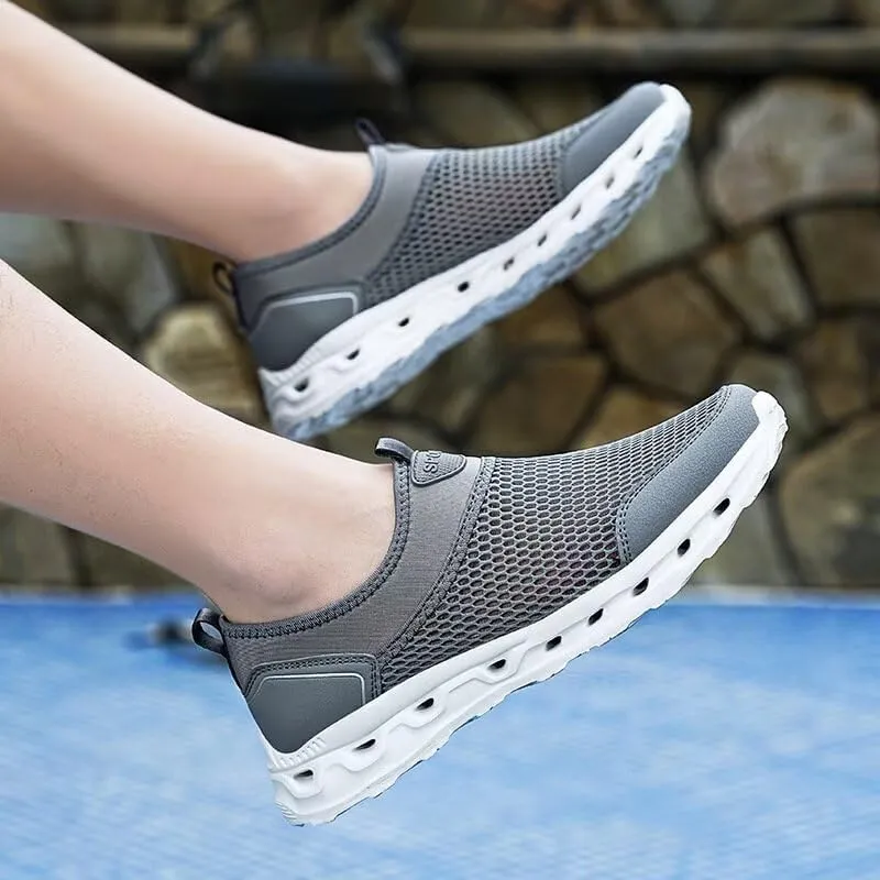Mens Womens Lightweight Mesh Walking Sneakers for Summer Sport Running Travel