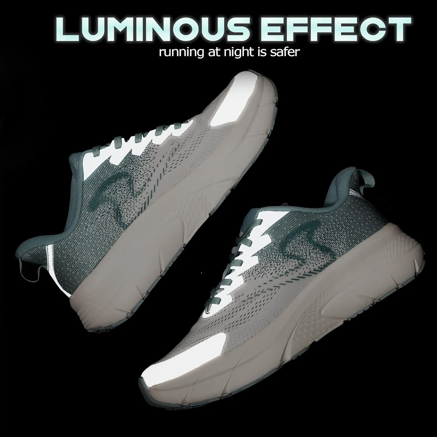 Men's Women's Running Shoes Lightweight Breathable Gym Workout Tennis Walking Sneakers