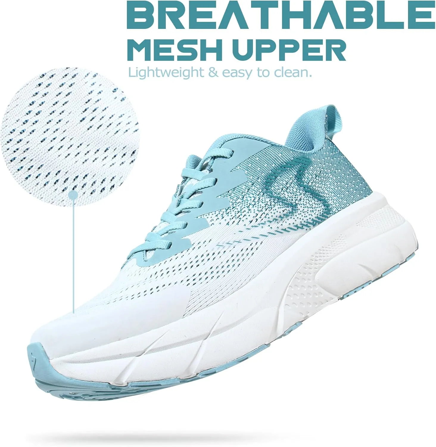 Men's Women's Running Shoes Lightweight Breathable Gym Workout Tennis Walking Sneakers