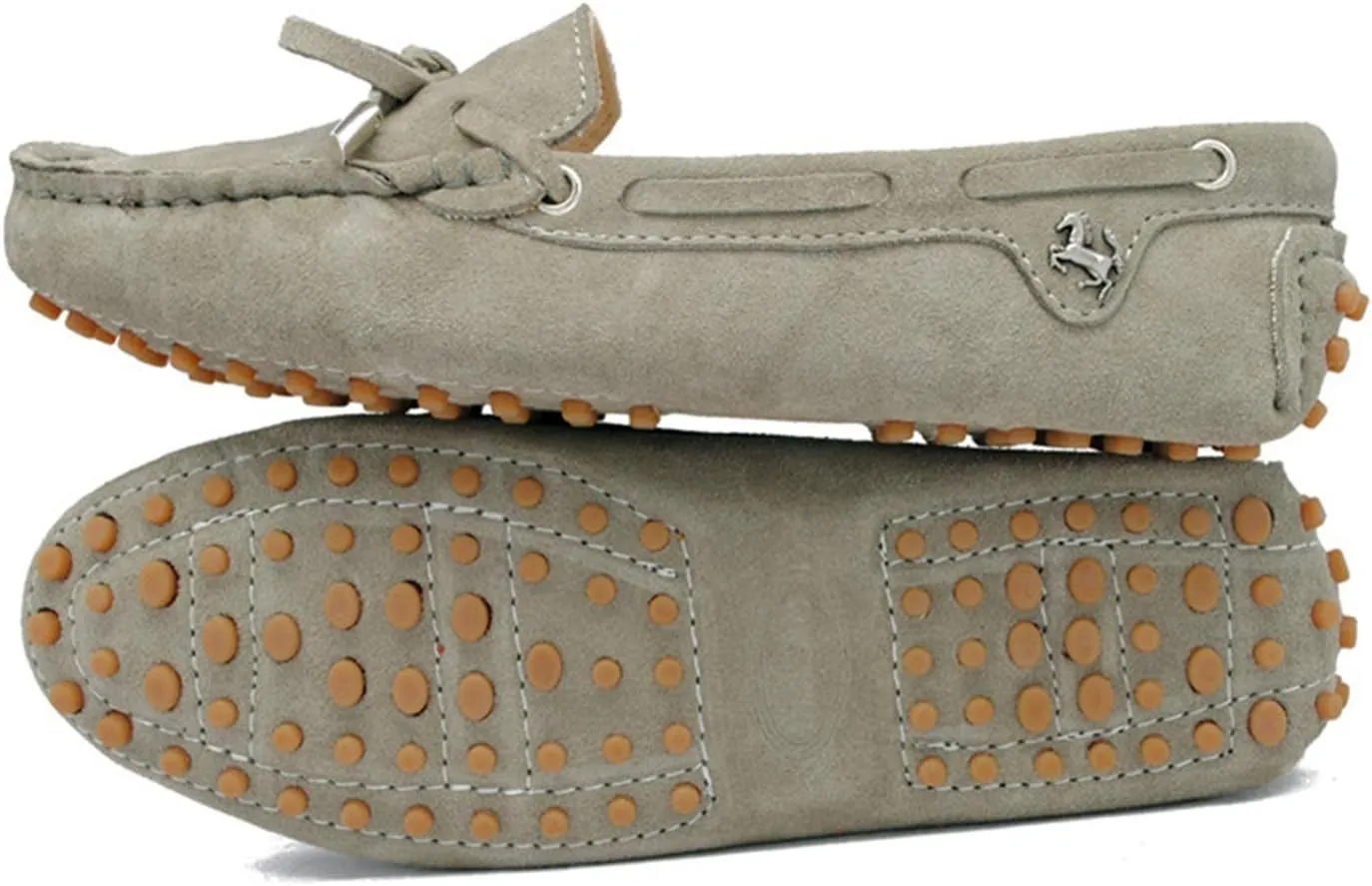 Minishion Womens Loafers & Slip-ons Suede Driving Shoes YB9602