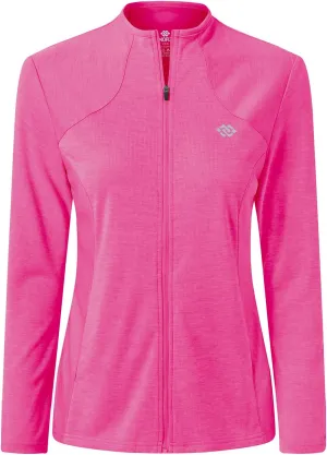 MoFiz Women's Full Zip Hiking Shirt Lightweight UPF 50  Sun Protection Running Jacket Long Sleeve Sports Outdoor Top Pockets