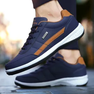 Morgan - Men's Casual Breathable PU Leather Sneakers