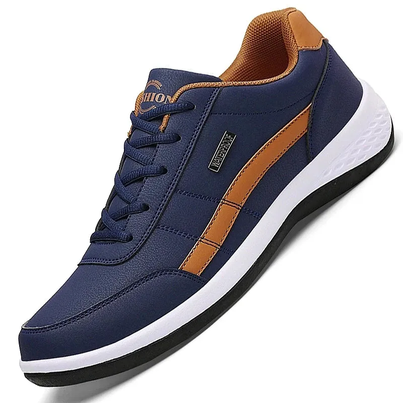 Morgan - Men's Casual Breathable PU Leather Sneakers