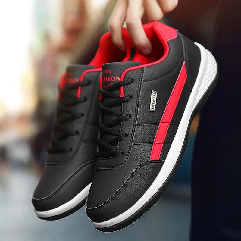 Morgan - Men's Casual Breathable PU Leather Sneakers
