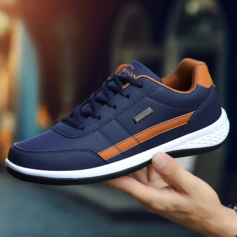 Morgan - Men's Casual Breathable PU Leather Sneakers